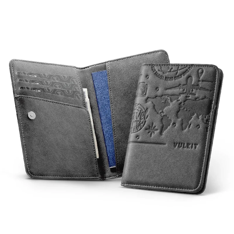Best money clips for cash and cardsVPW102-  Passport Holder For Travel With Magnetic Closure