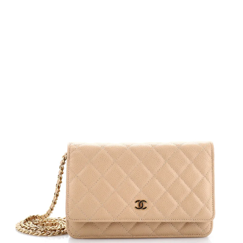 Money clips with built-in bottle openersWallet on Chain Quilted Caviar