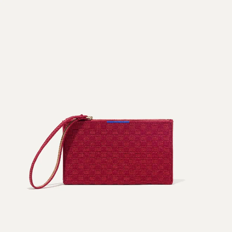 Lightweight money clips for travelThe Wallet Wristlet - Cranberry