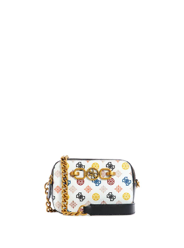 Money clips for women with sleek designsWhite Multi Noelle Crossbody Camera Bag