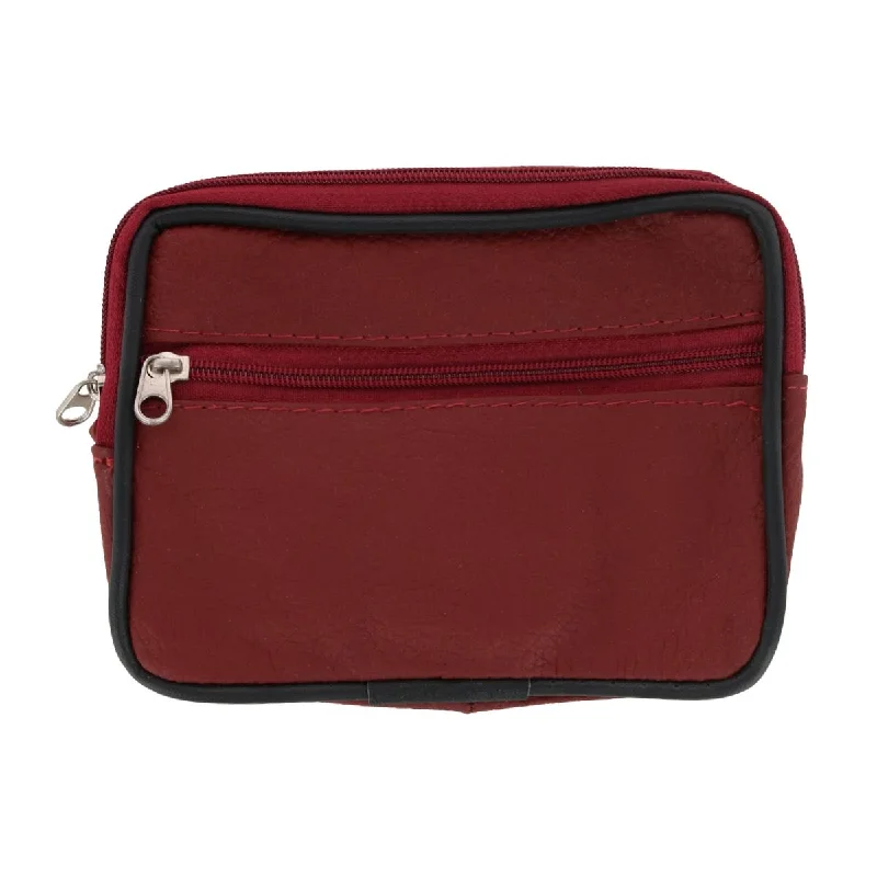 How to clean and maintain metal money clipsWomen's Cowhide Leather Zipper Coin Purse