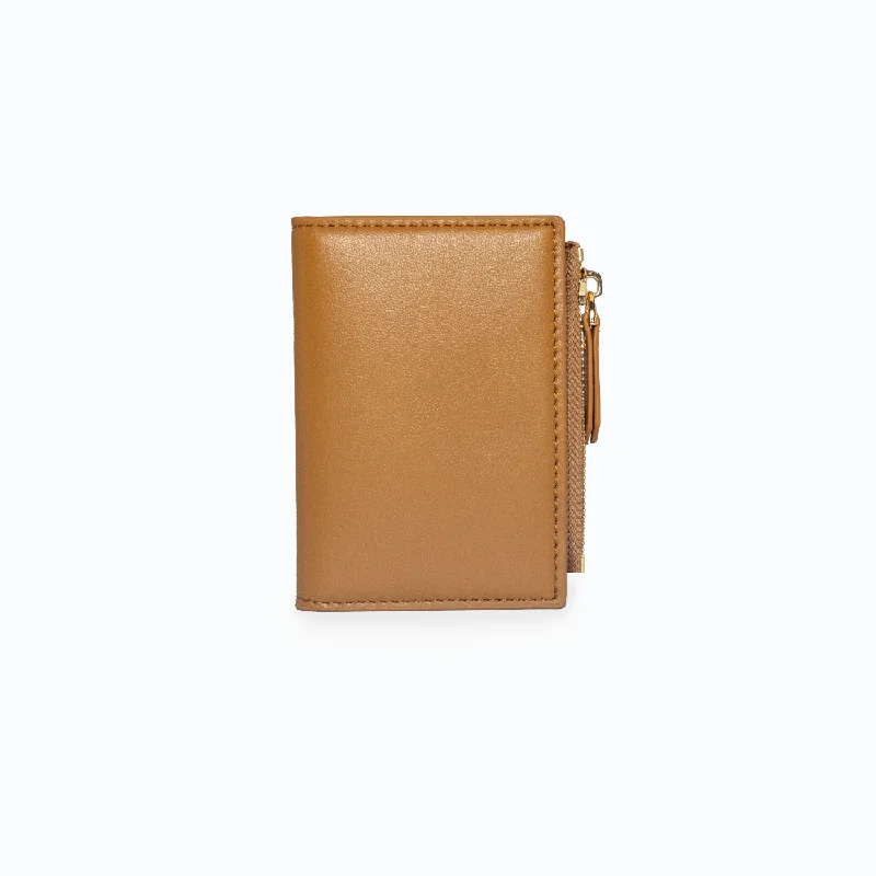 Slim money clips for minimalist walletsZip Bifold - Toffee