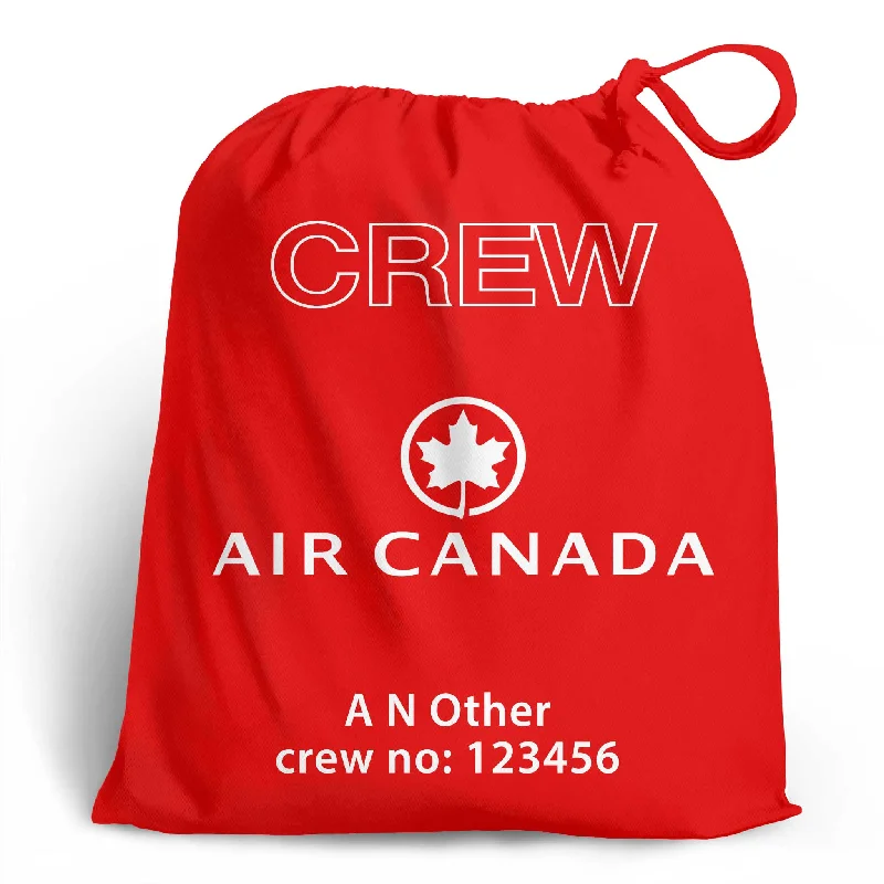 Vegan Leather Passport Covers & Wallets for Environmentally Conscious PeopleAir Canada Crew Personalised Shoe Bag