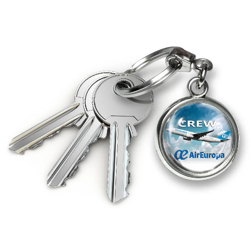 Minimalist Carbon Fiber Passport Covers & Wallets for Modern MenAir Europa A330 Metal Keyrings
