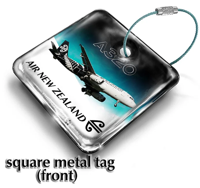 Embroidered Silk Passport Covers & Wallets with Gold Thread for Special OccasionsAir New Zealand A320 Crew Tag