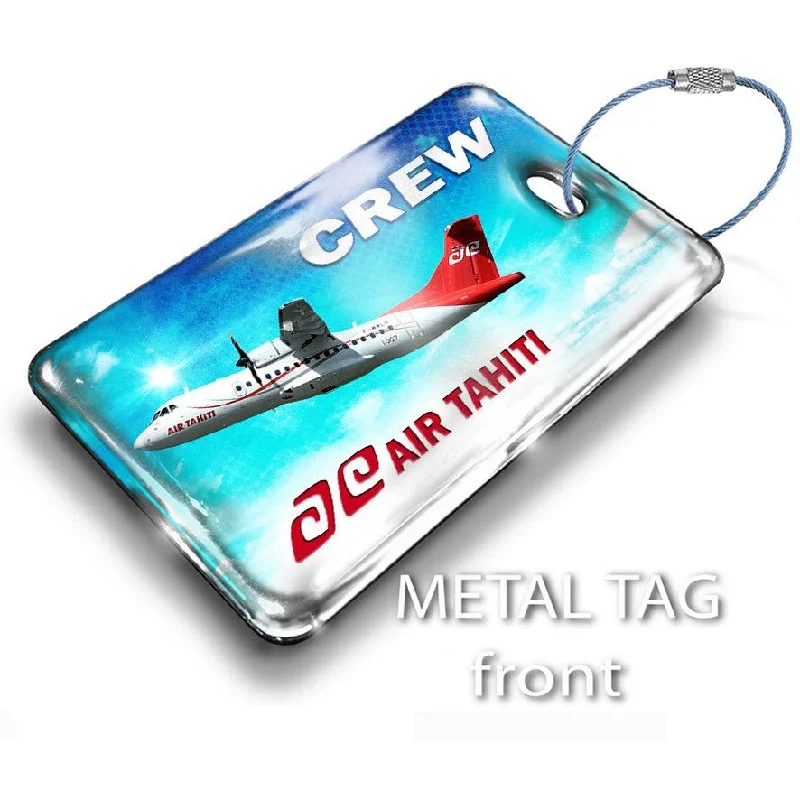 Embroidered Silk Passport Covers & Wallets with Gold Thread for Special OccasionsAir Tahiti ATR 42-600 Embroidered Silk Passport Covers & Wallets with Gold Thread for Special OccasionsAir Tahiti ATR 42-600