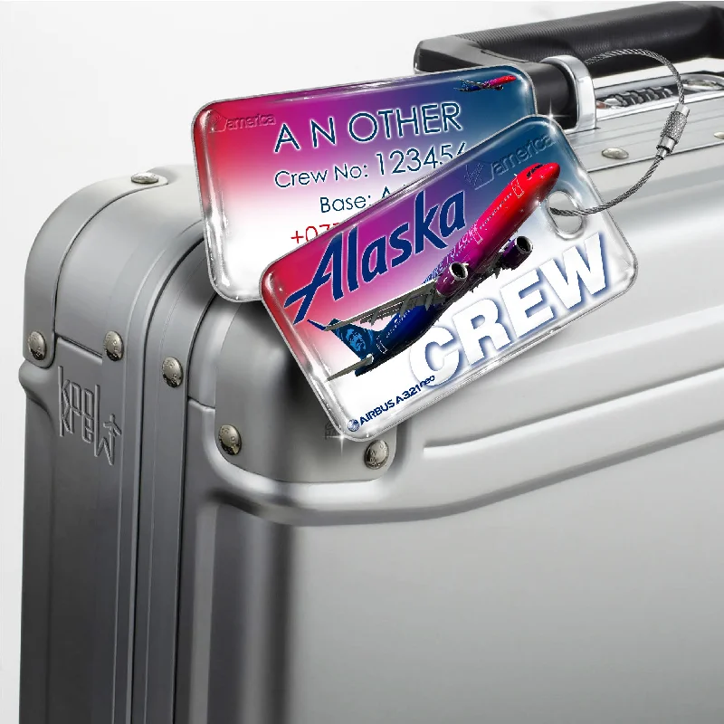 Foldable Passport Covers & Wallets Made of Flexible PVC for Easy StorageAlaska Airlines/Virgin America A321 NEO colours