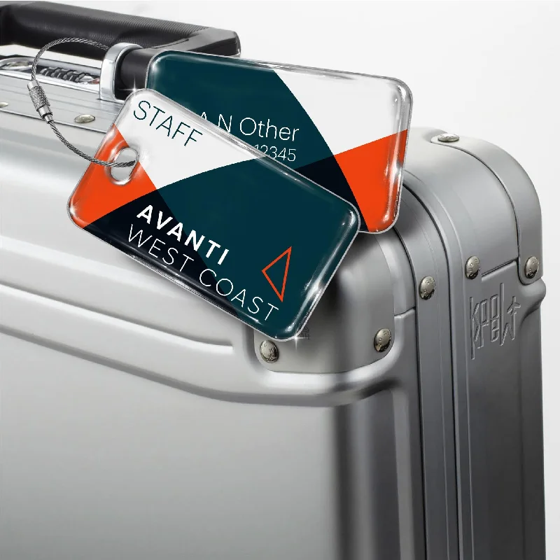 Laser-Cut Metal Passport Covers & Wallets with Geometric Designs for Tech-SavvyAvanti West Coast Logo Landscape