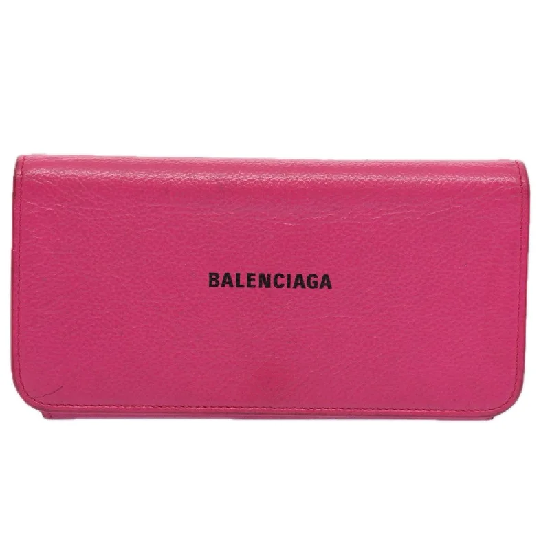 Balenciaga Cash  Leather Wallet  (Pre-Owned)
