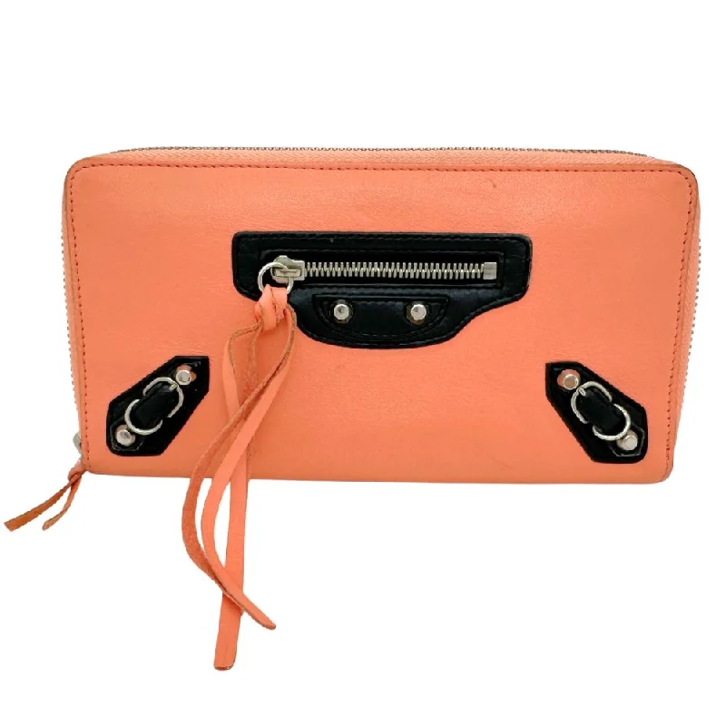 Balenciaga Round  Pony-Style Calfskin Wallet  (Pre-Owned)
