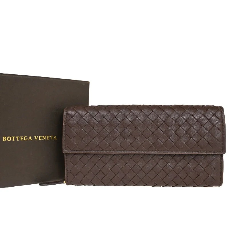 Bottega Veneta Intrecciato  Leather Wallet  (Pre-Owned)