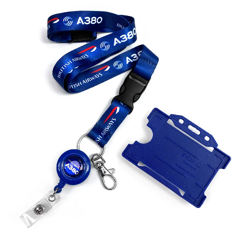 Leather Passport Covers & Wallets with Handmade Stitching for Luxury TravelersBritish Airways A380 Lanyard
