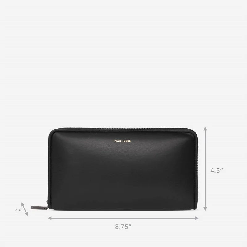 Bubbly Wallet In Black