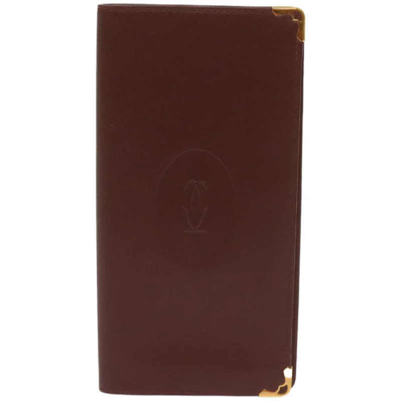 Cartier Must De Cartier  Leather Wallet  (Pre-Owned)