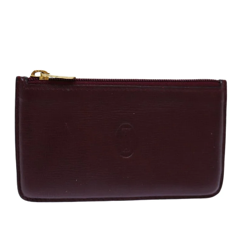 Cartier Must De Cartier  Leather Wallet  (Pre-Owned)