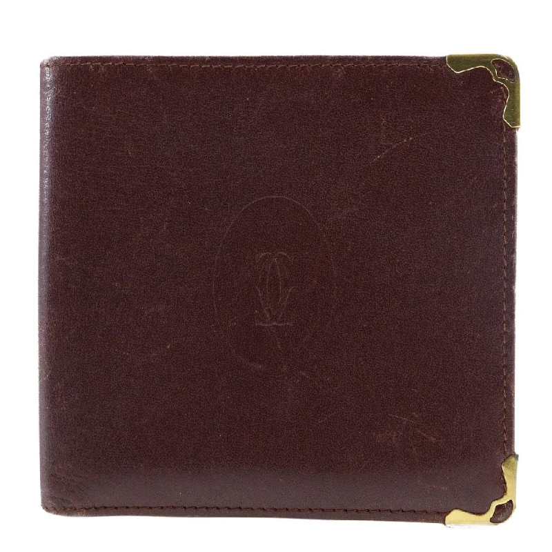 Cartier Must De Cartier  Leather Wallet  (Pre-Owned)