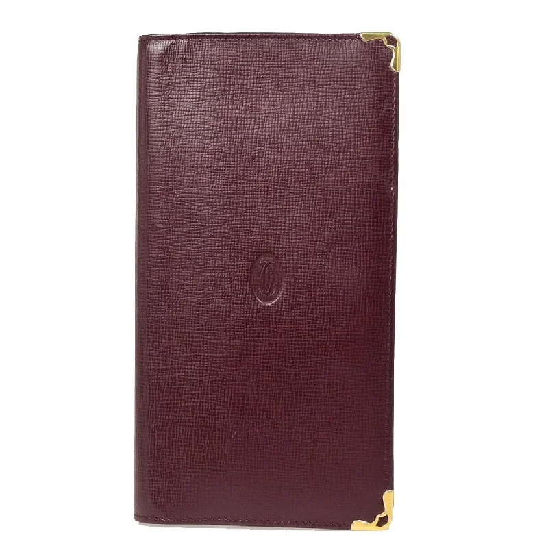Cartier Must De Cartier  Leather Wallet  (Pre-Owned)