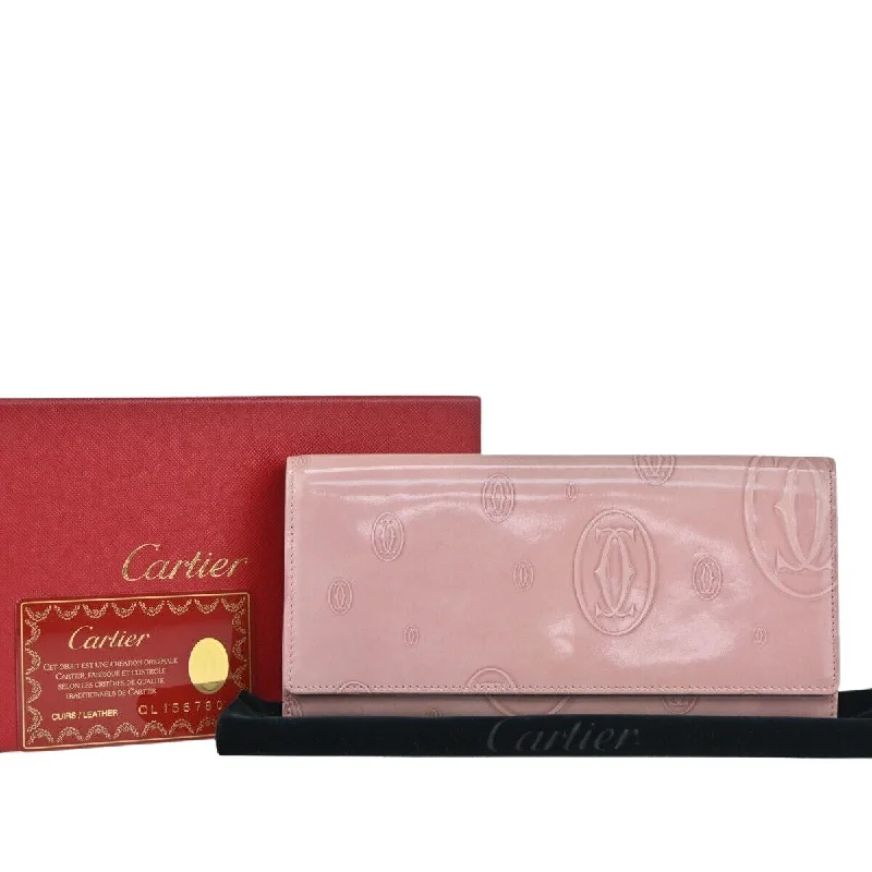 Cartier Must Line  Patent Leather Wallet  (Pre-Owned)