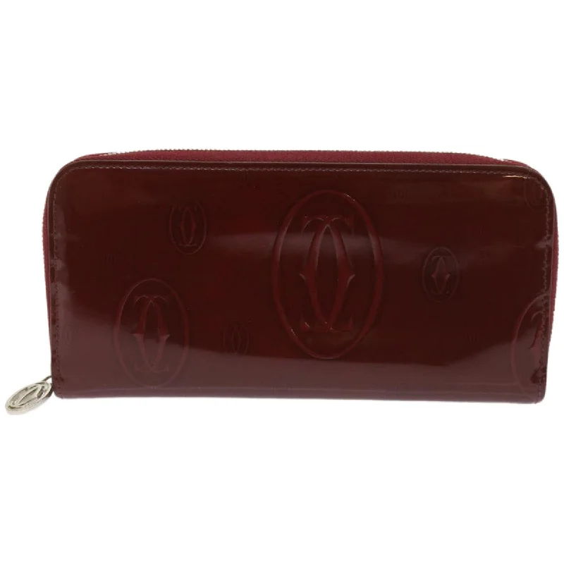 Cartier  Patent Leather Wallet  (Pre-Owned)