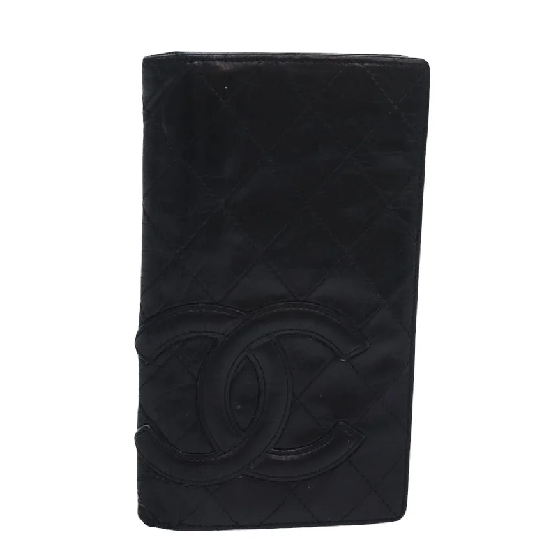 Chanel Cambon Line  Leather Wallet  (Pre-Owned)