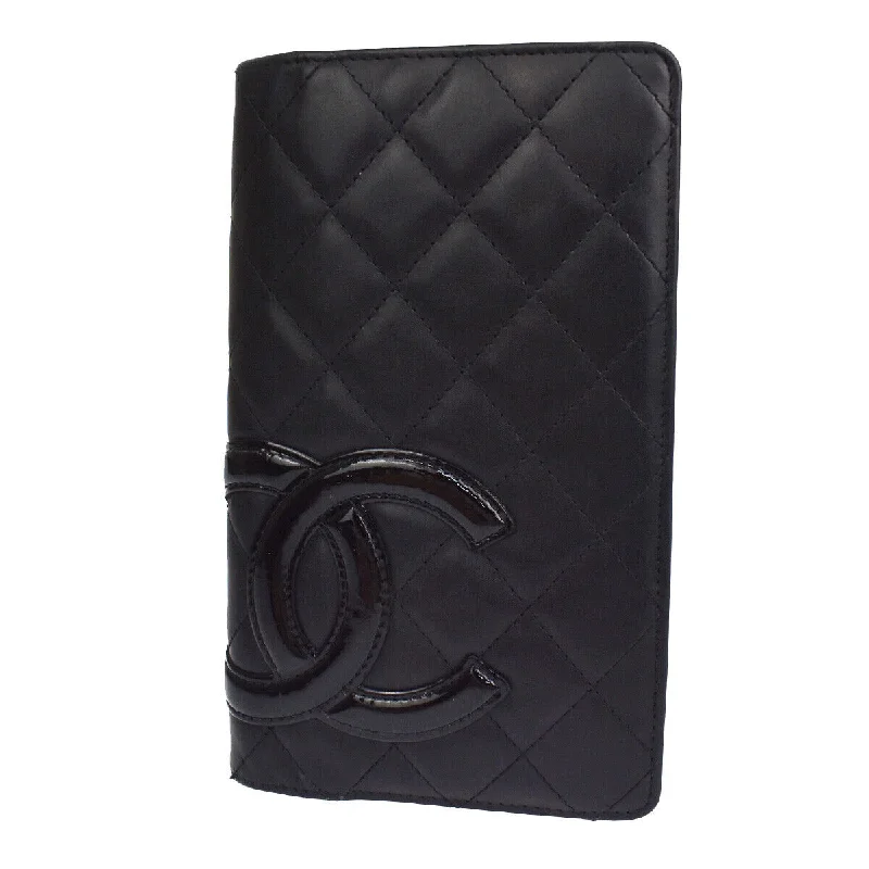 Chanel Cambon  Patent Leather Wallet  (Pre-Owned)