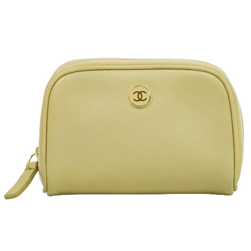 Chanel Coco Button  Leather Wallet  (Pre-Owned)