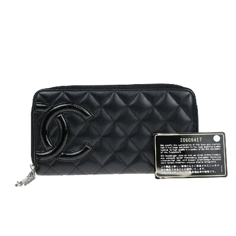Chanel Portefeuille Zippé  Leather Wallet  (Pre-Owned)