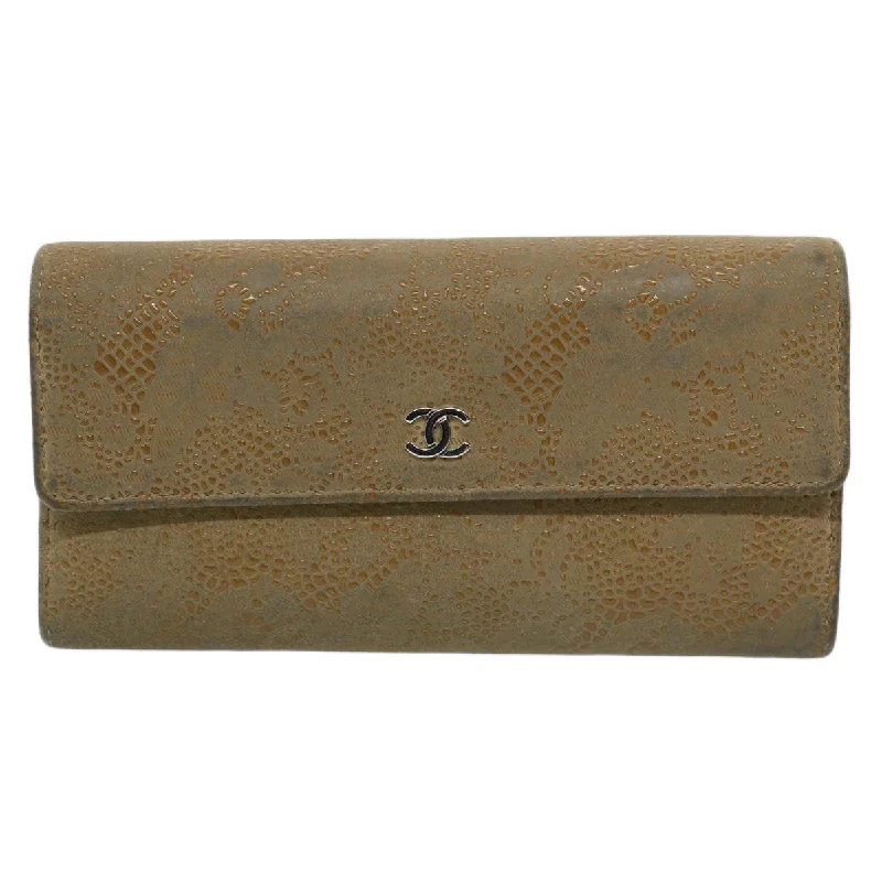 Chanel  Suede Wallet  (Pre-Owned)