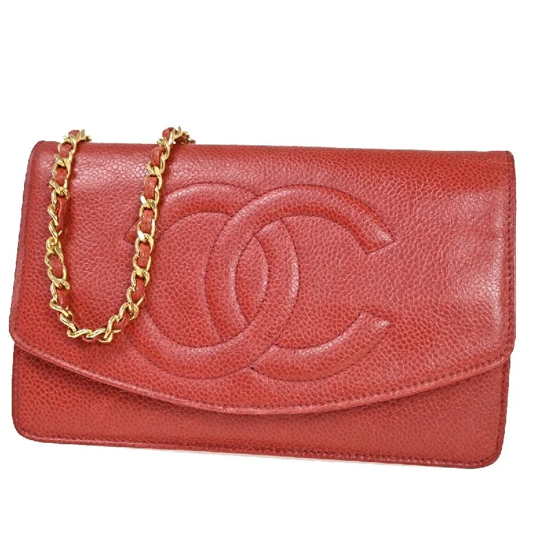 Chanel Wallet On Chain  Leather Wallet  (Pre-Owned)