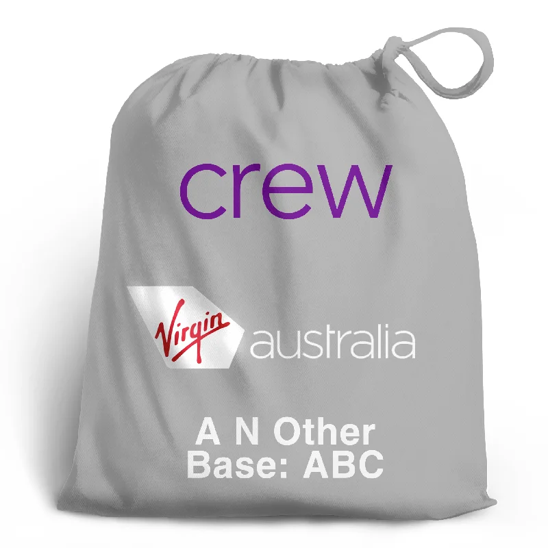 Glittery Sequined Passport Covers & Wallets for Party LoversVirgin Australia Crew Personalised Shoe Bag Glittery Sequined Passport Covers & Wallets for Party LoversVirgin Australia Crew Personalised Shoe Bag