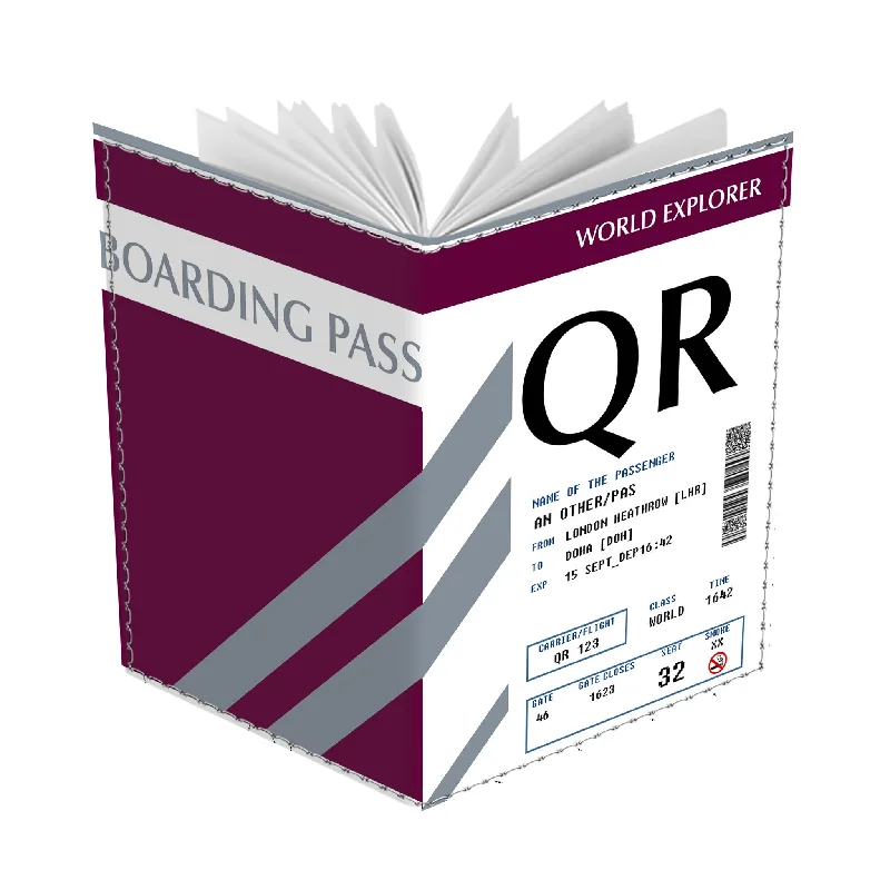 Colorful Floral-Printed Passport Covers & Wallets for Fashionable WomenQatar Boarding Pass - Passport Cover Colorful Floral-Printed Passport Covers & Wallets for Fashionable WomenQatar Boarding Pass - Passport Cover