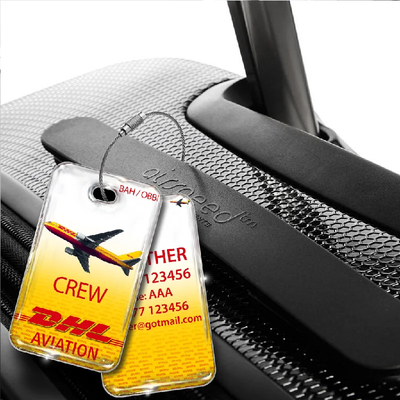 Magnetic-Closure Passport Covers & Wallets for Quick AccessDHL Aviation B767-200