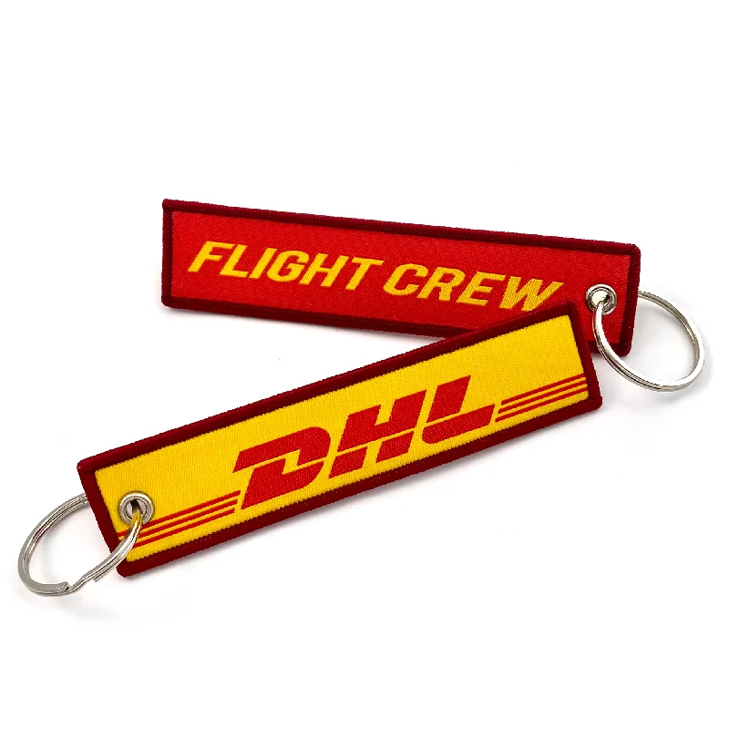 Foldable Passport Covers & Wallets Made of Flexible PVC for Easy StorageDHL-Flight Crew Woven Keyring