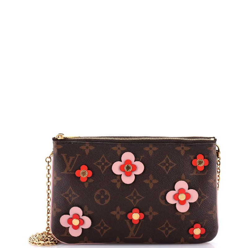 Double Zip Pochette Limited Edition Blooming Flowers Monogram Canvas