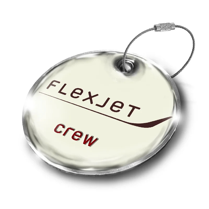 Vegan Leather Passport Covers & Wallets for Environmentally Conscious PeopleFlexjet Logo Ivory