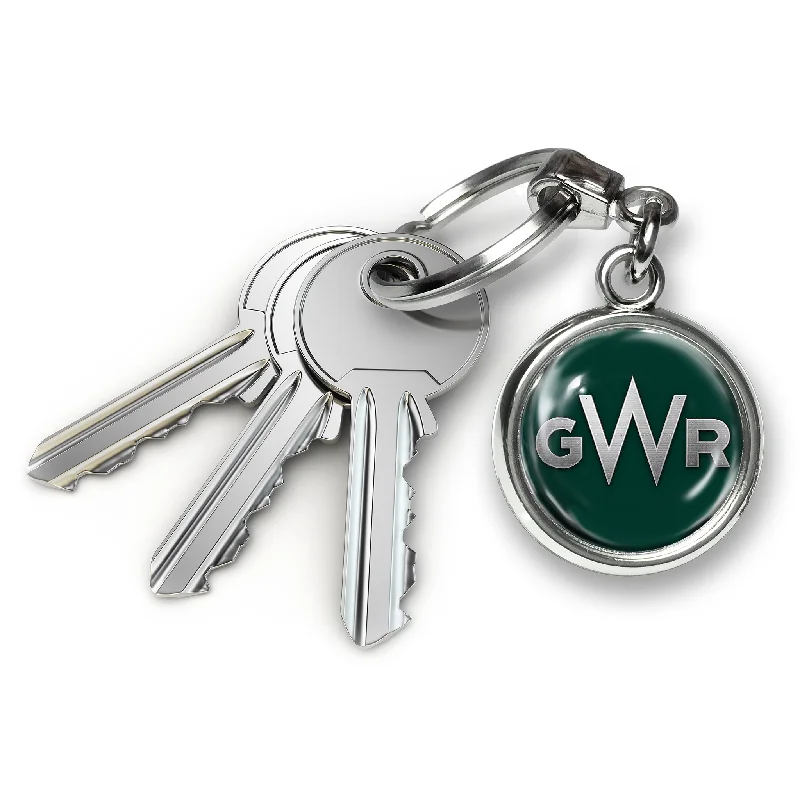 Magnetic-Closure Passport Covers & Wallets for Quick AccessGWR Trains Logo Green Keyrings