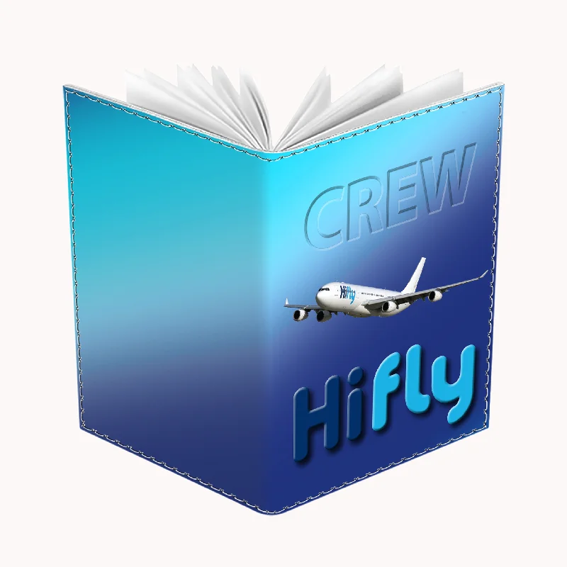 Monogrammed Leather Passport Covers & Wallets as Personalized GiftsHifly A340-Passport Cover