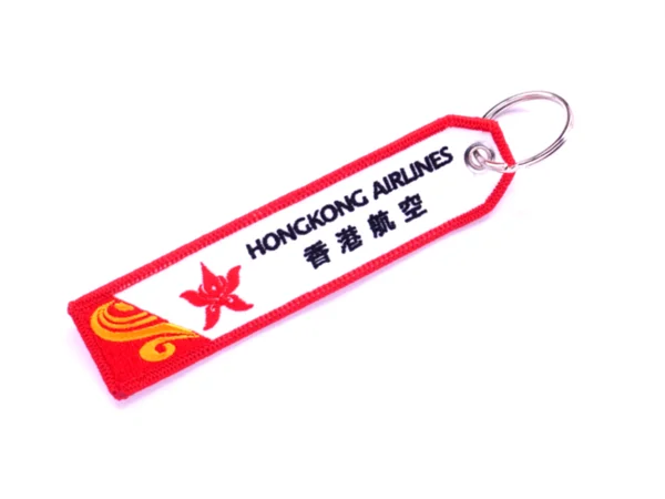Minimalist Carbon Fiber Passport Covers & Wallets for Modern MenHongKong Airlines Logo keychain