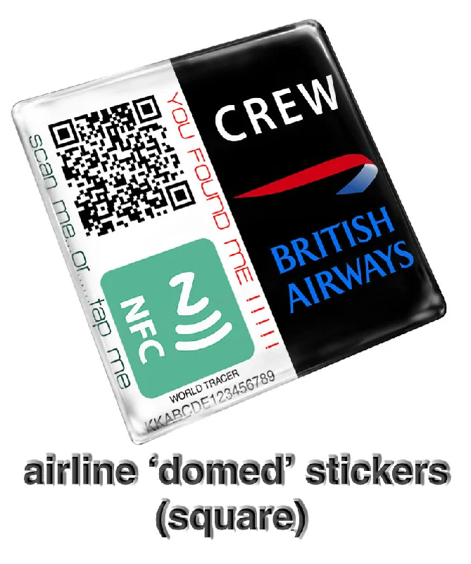 Monogrammed Leather Passport Covers & Wallets as Personalized GiftsLost and Found Digital Airlines Stickers