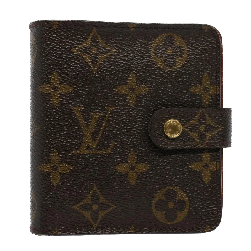 Louis Vuitton Compact Zip  Canvas Wallet  (Pre-Owned)