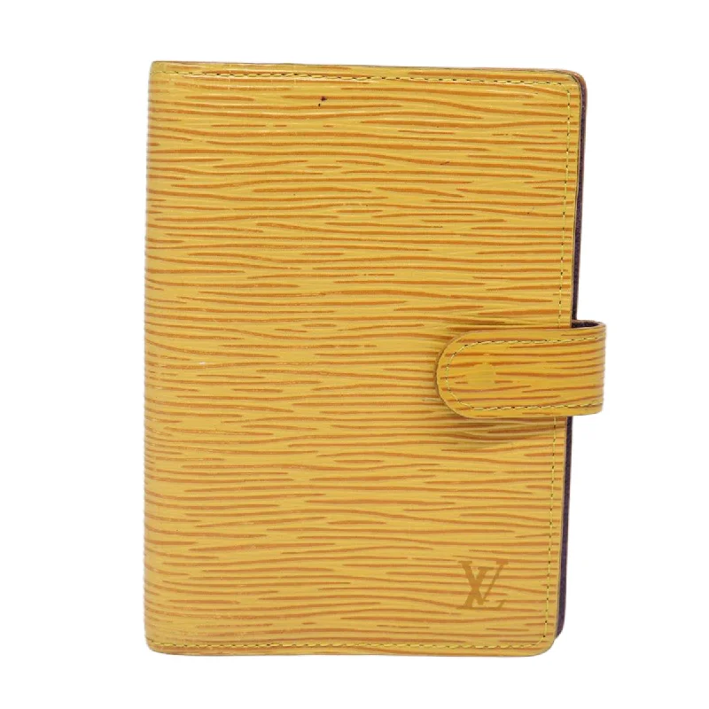 Louis Vuitton Couverture Agenda De Poche  Leather Wallet  (Pre-Owned)