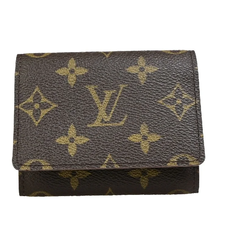 Louis Vuitton Enveloppe Carte De Visite  Canvas Wallet  (Pre-Owned)