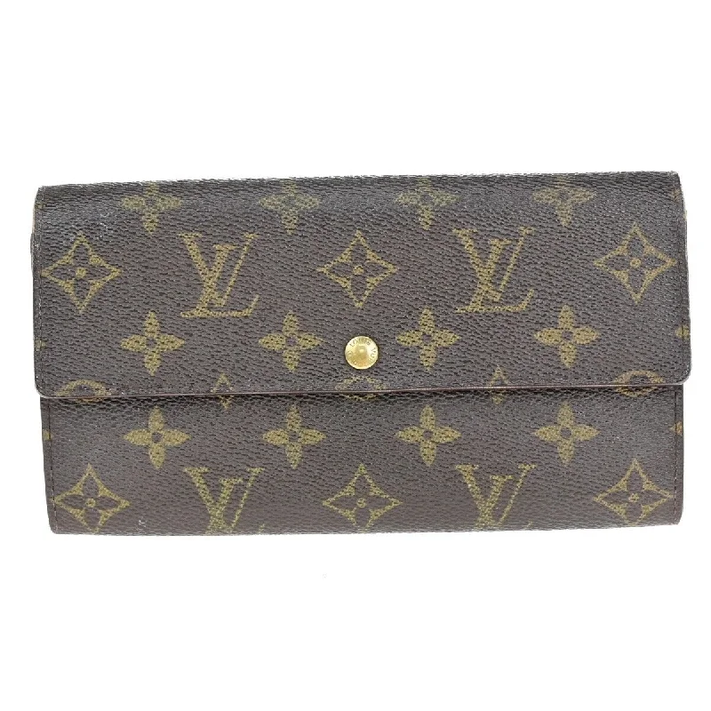 Louis Vuitton Porte Monnaie Cit  Canvas Wallet  (Pre-Owned)