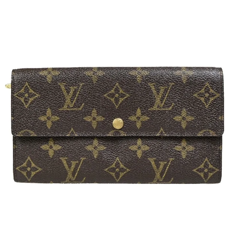 Louis Vuitton Porte Monnaie Cit  Canvas Wallet  (Pre-Owned)