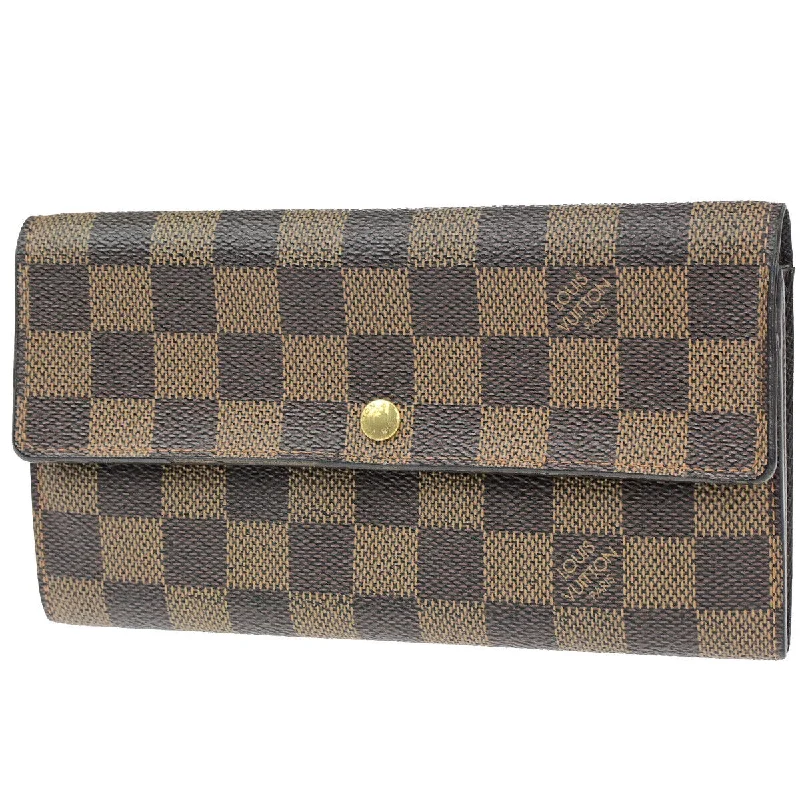 Louis Vuitton Porte Monnaie Cit  Canvas Wallet  (Pre-Owned)