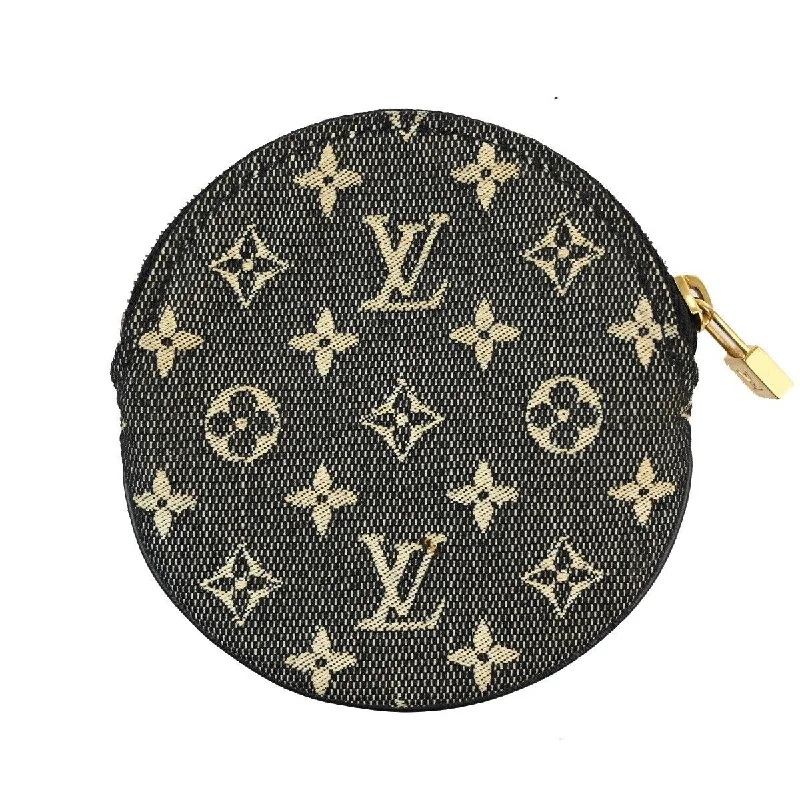 Louis Vuitton Porte Monnaie Rond  Canvas Wallet  (Pre-Owned)