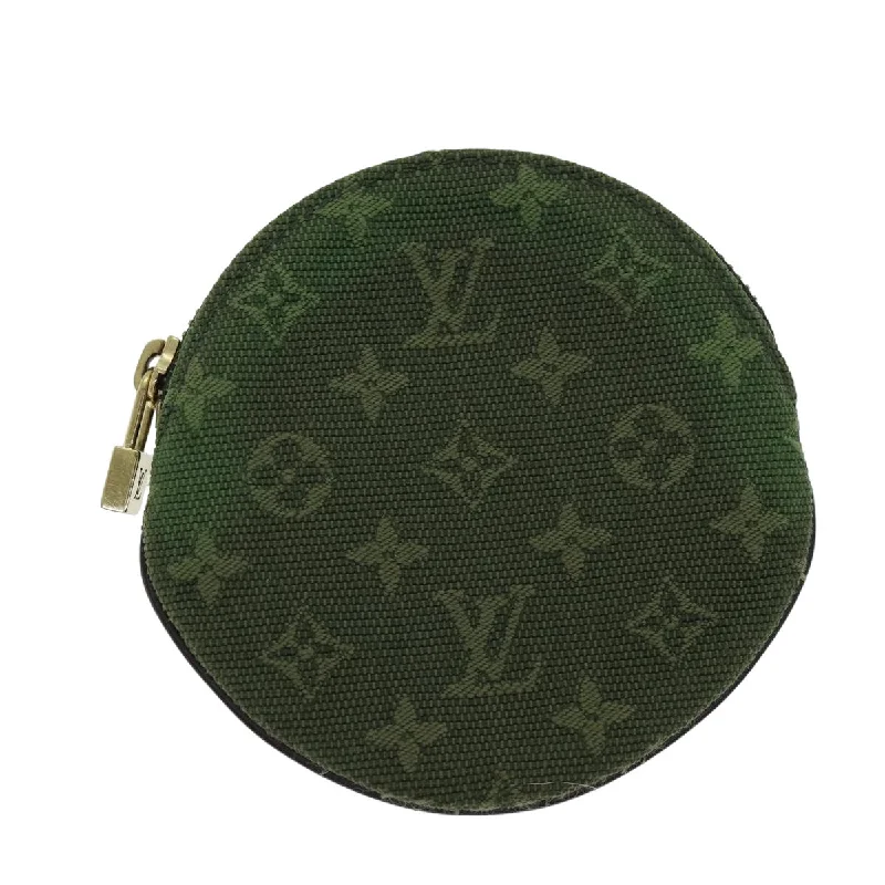 Louis Vuitton Porte Monnaie Rond  Canvas Wallet  (Pre-Owned)