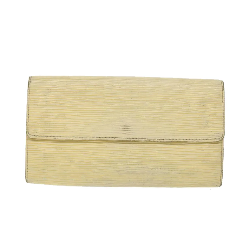 Louis Vuitton Portefeuille  Leather Wallet  (Pre-Owned)