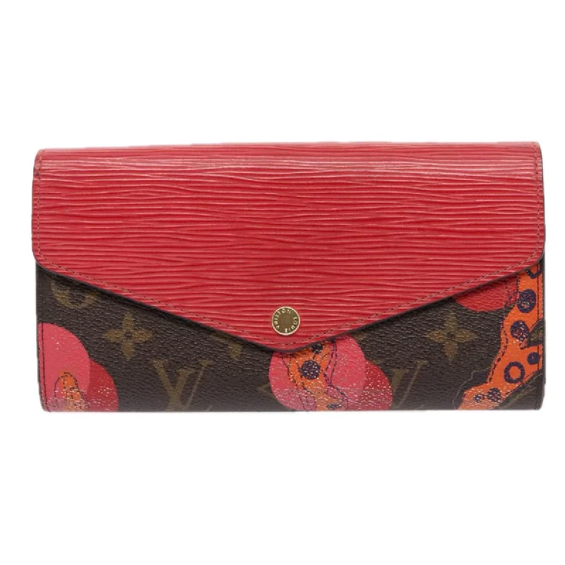 Louis Vuitton Portefeuille Sarah  Canvas Wallet  (Pre-Owned)