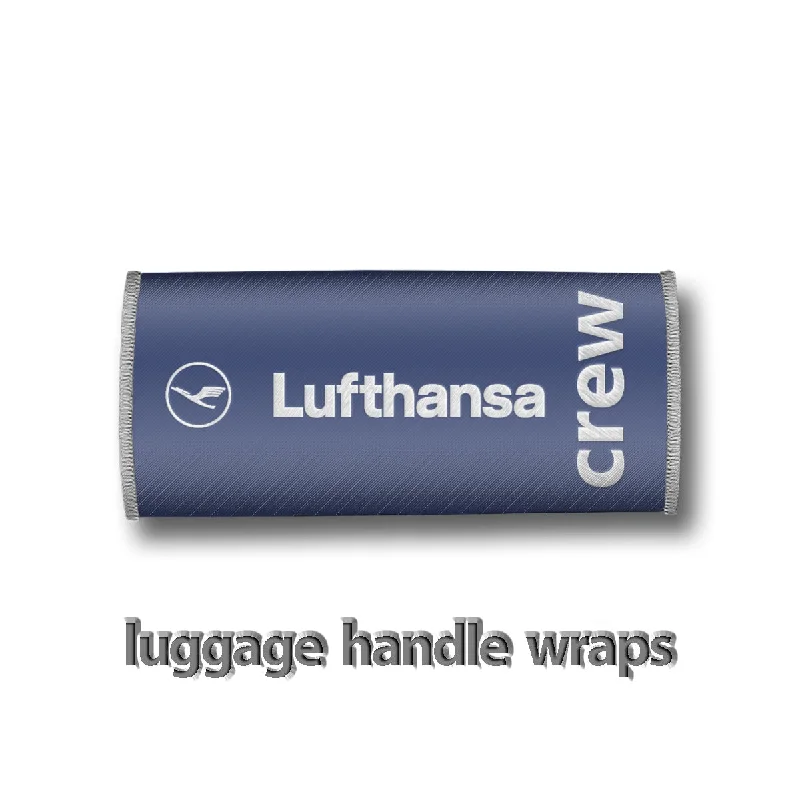 Colorful Floral-Printed Passport Covers & Wallets for Fashionable WomenLufthansa Crew Handle Wrap Colorful Floral-Printed Passport Covers & Wallets for Fashionable WomenLufthansa Crew Handle Wrap
